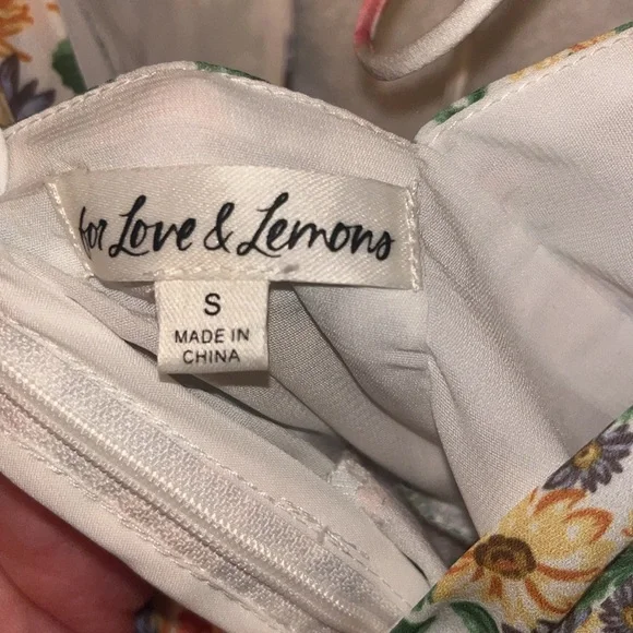 For Love & Lemons Rosalyn Mini Floral Dress - Picture 5 of 10